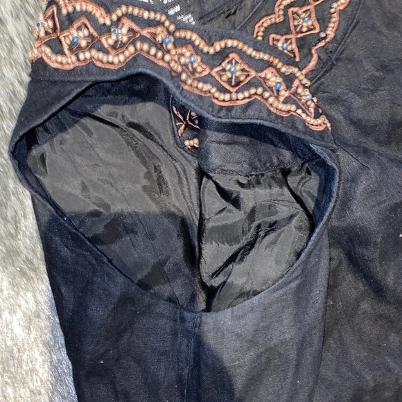 Carole Little Women’s Linen sleeveless dress size 16 - Picture 10 of 15